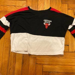 NBA Chicago Bulls Cropped Sweatshirt